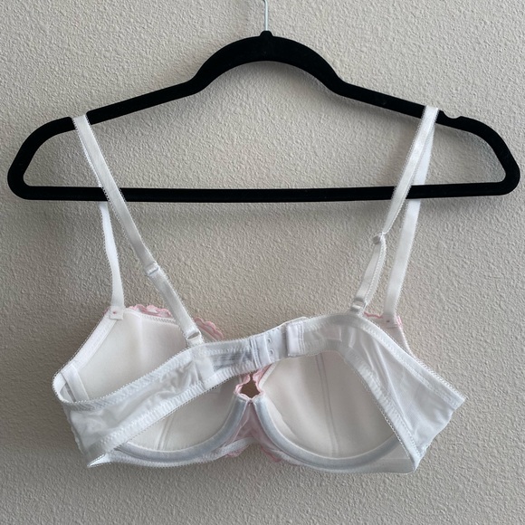 ADORE ME white pink mermaidcore bra  lightly lined 34B new without tag - Picture 2 of 2